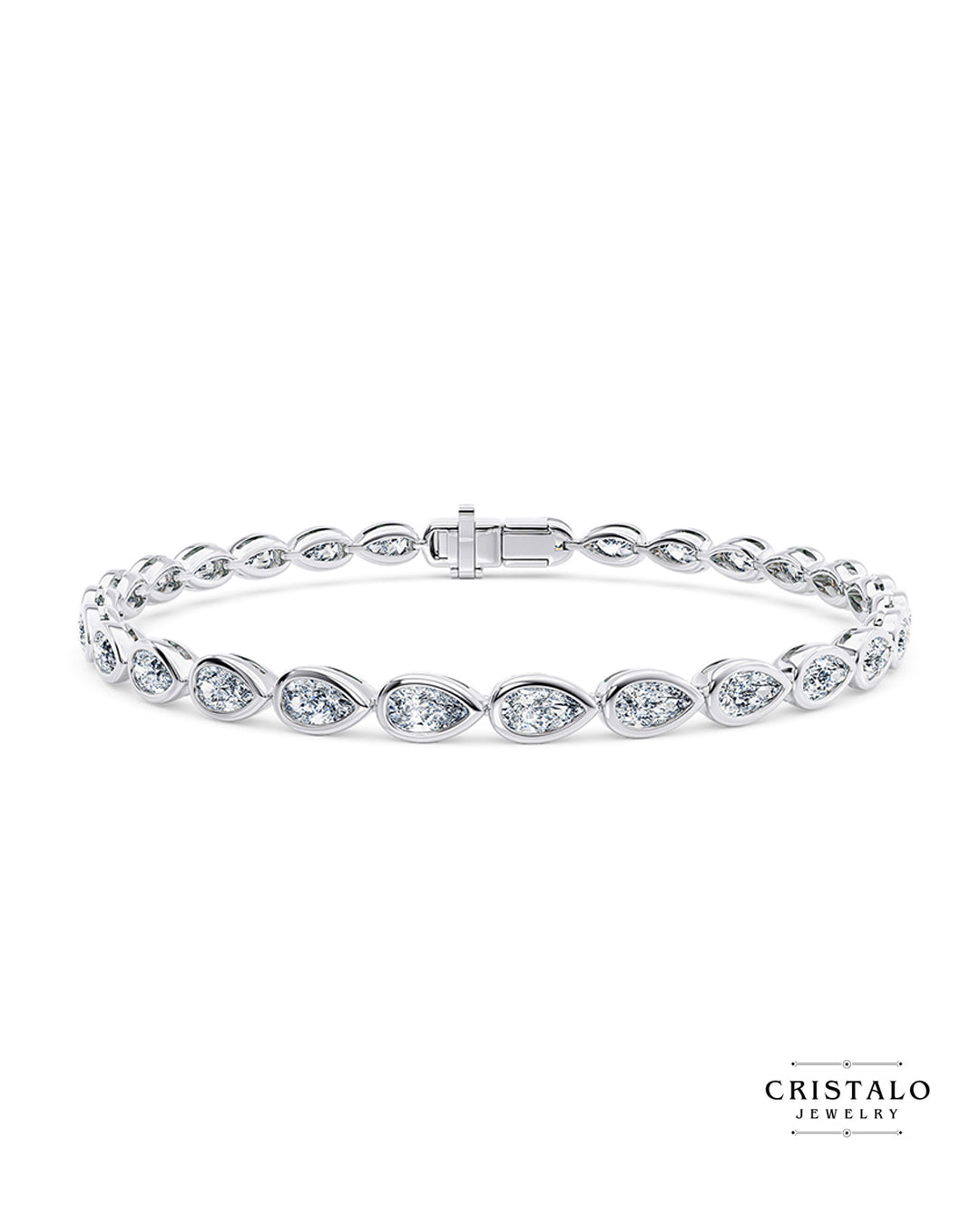 Idyll Lab Grown - Diamond Bracelet in White Gold