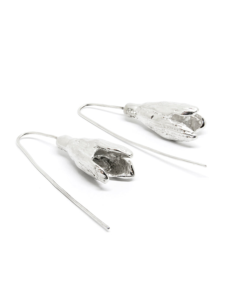 Auskarai JAI - SPRING Snowdrops with Hooks