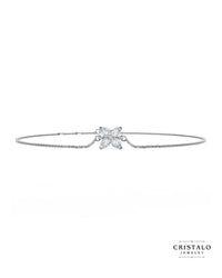 White gold Rossetti bracelet featuring sparkling diamonds for refined everyday style.